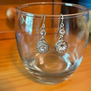 Pandora Drop Earrings with hook back